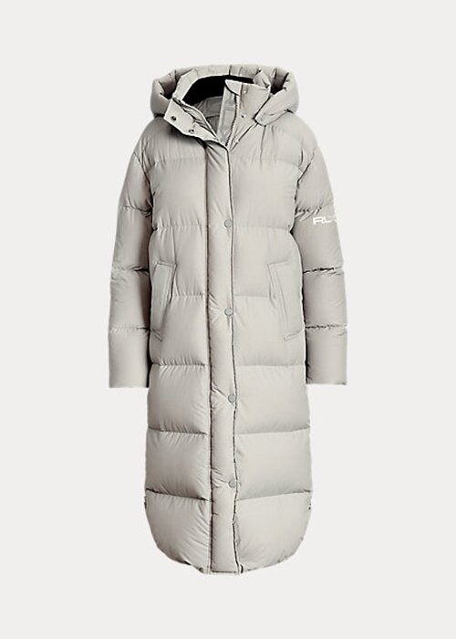 Grey Women’s Ralph Lauren Water-Resistant Down Hooded Coats Grey Women’s Ralph Lauren Water-Resistant Down Hooded Coats