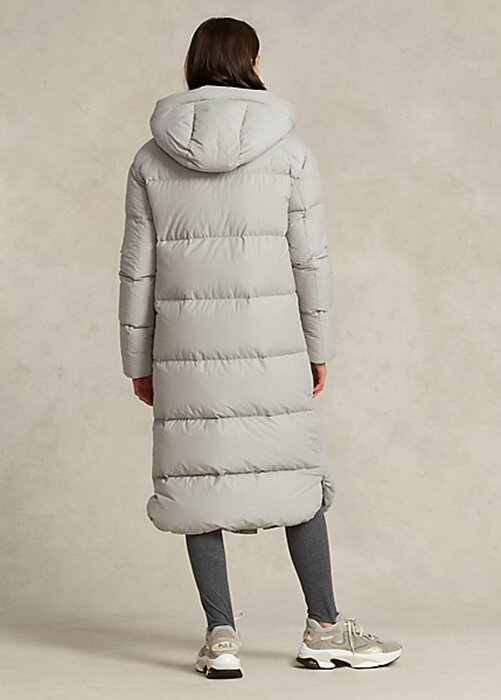 Grey Women’s Ralph Lauren Water-Resistant Down Hooded Coats Grey Women’s Ralph Lauren Water-Resistant Down Hooded Coats