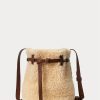 Honey/Cream Women’s Ralph Lauren Shearling Mini Bellport Bucket Bags Honey/Cream Women’s Ralph Lauren Shearling Mini Bellport Bucket Bags