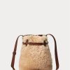Honey/Cream Women’s Ralph Lauren Shearling Mini Bellport Bucket Bags Honey/Cream Women’s Ralph Lauren Shearling Mini Bellport Bucket Bags