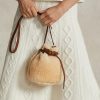 Honey/Cream Women’s Ralph Lauren Shearling Mini Bellport Bucket Bags Honey/Cream Women’s Ralph Lauren Shearling Mini Bellport Bucket Bags