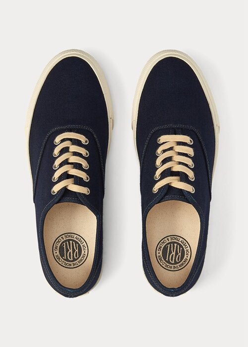 Indigo Men’s Ralph Lauren Indigo Canvas Sneakers Indigo Men’s Ralph Lauren Indigo Canvas Sneakers