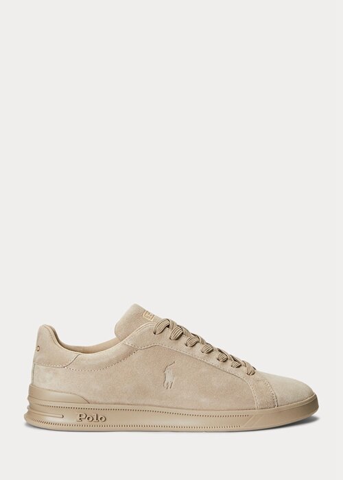 Khaki Men’s Ralph Lauren Heritage Court II Suede Sneakers Khaki Men’s Ralph Lauren Heritage Court II Suede Sneakers