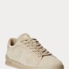 Khaki Men’s Ralph Lauren Heritage Court II Suede Sneakers Khaki Men’s Ralph Lauren Heritage Court II Suede Sneakers