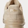 Khaki Men’s Ralph Lauren Heritage Court II Suede Sneakers Khaki Men’s Ralph Lauren Heritage Court II Suede Sneakers