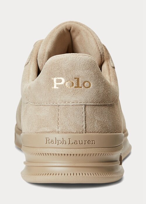 Khaki Men’s Ralph Lauren Heritage Court II Suede Sneakers Khaki Men’s Ralph Lauren Heritage Court II Suede Sneakers