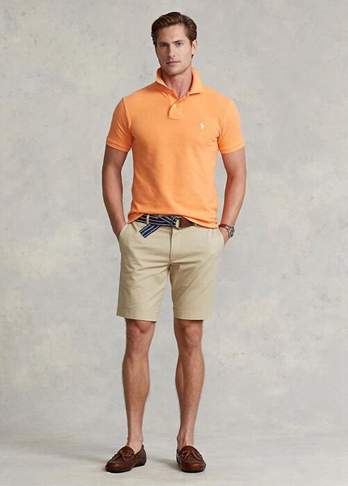 Khaki Men’s Ralph Lauren Stretch Slim Fit Chino Shorts Khaki Men’s Ralph Lauren Stretch Slim Fit Chino Shorts