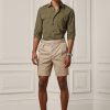 Khaki Men’s Ralph Lauren Tailored Stretch Chino Shorts Khaki Men’s Ralph Lauren Tailored Stretch Chino Shorts