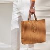 Khaki Men’s Ralph Lauren Welington Calf-Suede Tote Bags Khaki Men’s Ralph Lauren Welington Calf-Suede Tote Bags