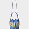 Khaki/New England Blue Women’s Ralph Lauren Monogram Large Andie Handbag Khaki/New England Blue Women’s Ralph Lauren Monogram Large Andie Handbag