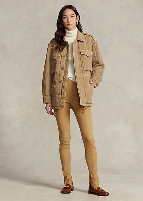 Khaki Women’s Ralph Lauren Lambskin Suede Leggings Khaki Women’s Ralph Lauren Lambskin Suede Leggings