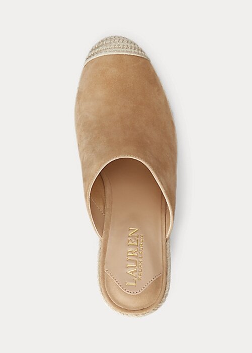 Khaki Women’s Ralph Lauren Pennie Suede Espadrille Khaki Women’s Ralph Lauren Pennie Suede Espadrille