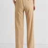 Khaki Women’s Ralph Lauren Pleated Wool-blend Twill Pants Khaki Women’s Ralph Lauren Pleated Wool-blend Twill Pants