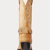Khaki Women’s Ralph Lauren Studded Calf-Suede Western Boots Khaki Women’s Ralph Lauren Studded Calf-Suede Western Boots