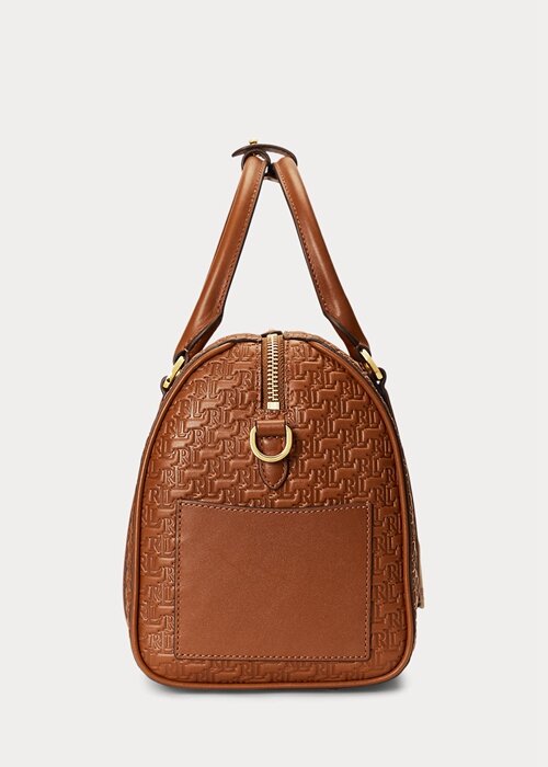 Lauren Tan/Buff Women’s Ralph Lauren Debossed Leather Medium Kaden Satchel Bags Lauren Tan/Buff Women’s Ralph Lauren Debossed Leather Medium Kaden Satchel Bags