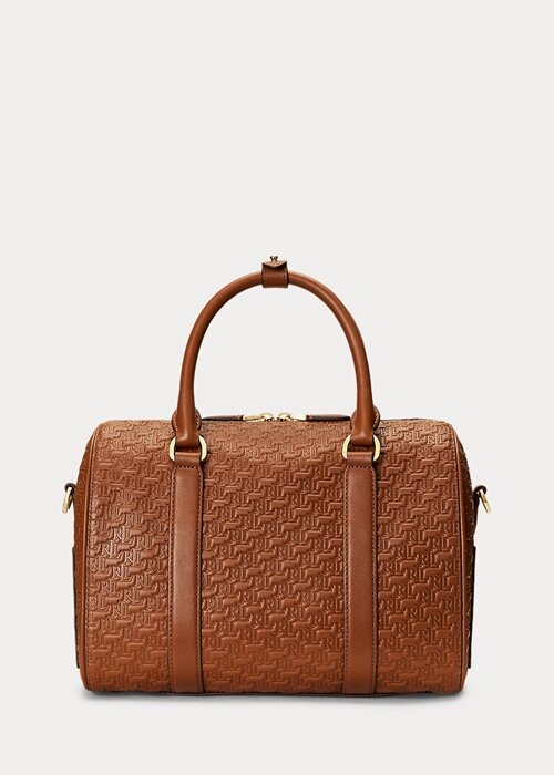 Lauren Tan/Buff Women’s Ralph Lauren Debossed Leather Medium Kaden Satchel Bags Lauren Tan/Buff Women’s Ralph Lauren Debossed Leather Medium Kaden Satchel Bags