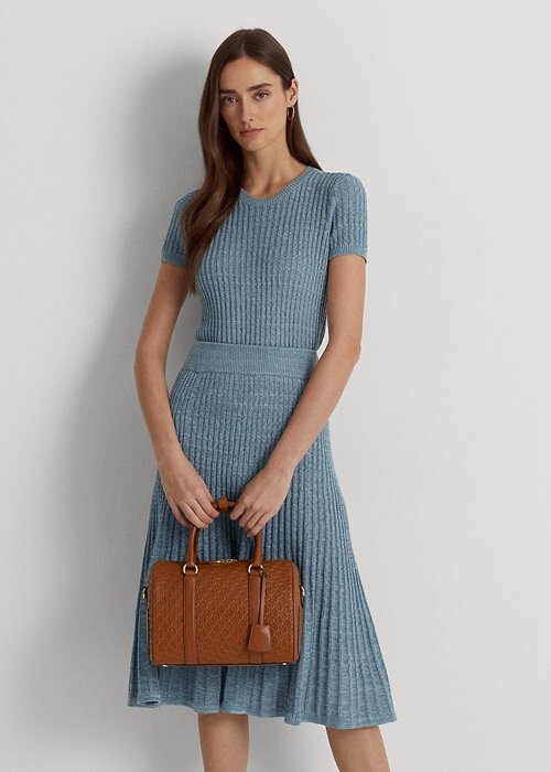 Lauren Tan/Buff Women’s Ralph Lauren Debossed Leather Medium Kaden Satchel Bags Lauren Tan/Buff Women’s Ralph Lauren Debossed Leather Medium Kaden Satchel Bags