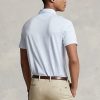 Light Blue Men’s Ralph Lauren Custom Slim Fit Cotton-Linen Polo Shirts Light Blue Men’s Ralph Lauren Custom Slim Fit Cotton-Linen Polo Shirts