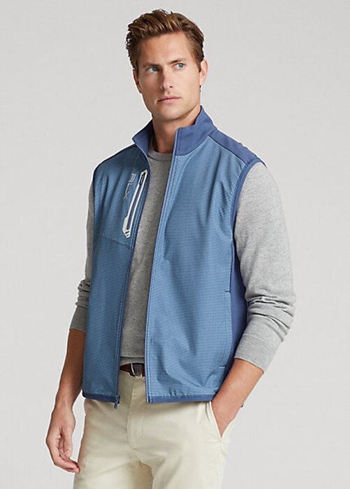 Light Blue Men’s Ralph Lauren Performance French Terry Vest Light Blue Men’s Ralph Lauren Performance French Terry Vest