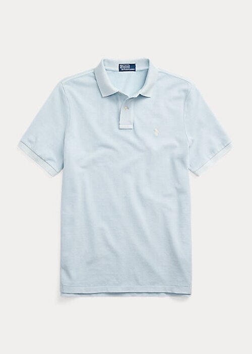 Light Blue Men’s Ralph Lauren RL Origin Polo Shirts Light Blue Men’s Ralph Lauren RL Origin Polo Shirts