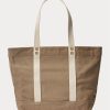 Madison Tan Women’s Ralph Lauren Canvas Medium Polo Bear Tote Bags Madison Tan Women’s Ralph Lauren Canvas Medium Polo Bear Tote Bags