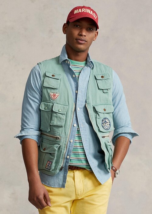 Mint Men’s Ralph Lauren Chino Utility Vest Mint Men’s Ralph Lauren Chino Utility Vest