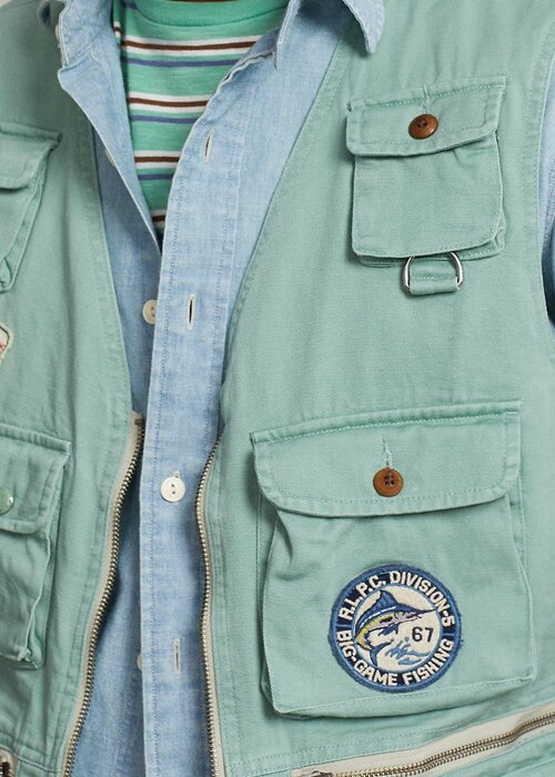 Mint Men’s Ralph Lauren Chino Utility Vest Mint Men’s Ralph Lauren Chino Utility Vest