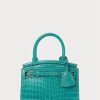Mint Women’s Ralph Lauren Alligator Mini Rl50 Handbag Mint Women’s Ralph Lauren Alligator Mini Rl50 Handbag