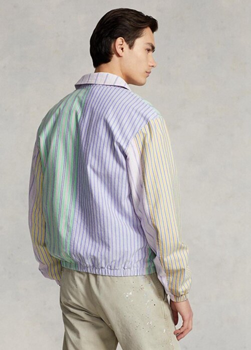 Multicolor Men’s Ralph Lauren Bayport Striped Oxford Fun Jackets Multicolor Men’s Ralph Lauren Bayport Striped Oxford Fun Jackets