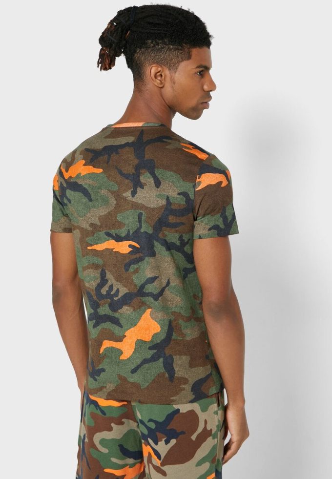Multicolor Men’s Ralph Lauren Camo Crew Neck T Shirts Multicolor Men’s Ralph Lauren Camo Crew Neck T Shirts