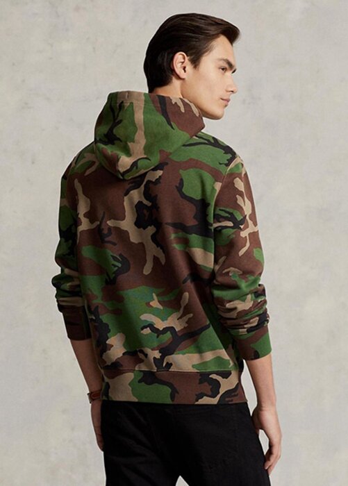 Multicolor Men’s Ralph Lauren Camo Fleece Hoodie Multicolor Men’s Ralph Lauren Camo Fleece Hoodie