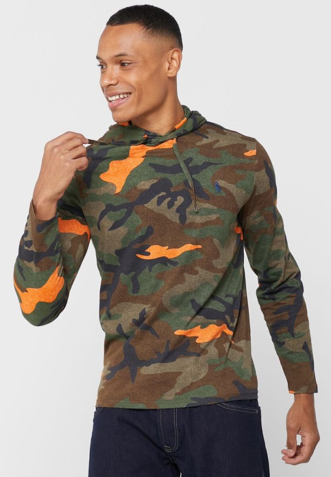 Multicolor Men’s Ralph Lauren Camo Hoodie Multicolor Men’s Ralph Lauren Camo Hoodie