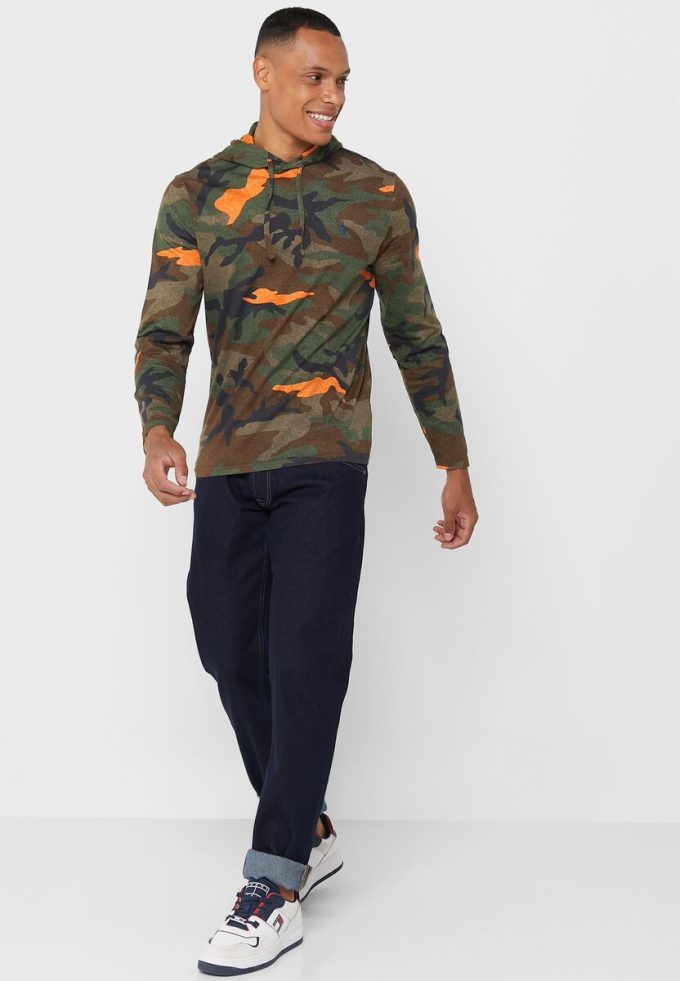 Multicolor Men’s Ralph Lauren Camo Hoodie Multicolor Men’s Ralph Lauren Camo Hoodie