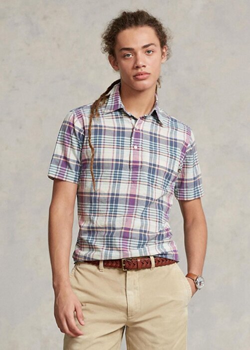Multicolor Men’s Ralph Lauren Classic Fit Madras Popover Shirts Multicolor Men’s Ralph Lauren Classic Fit Madras Popover Shirts