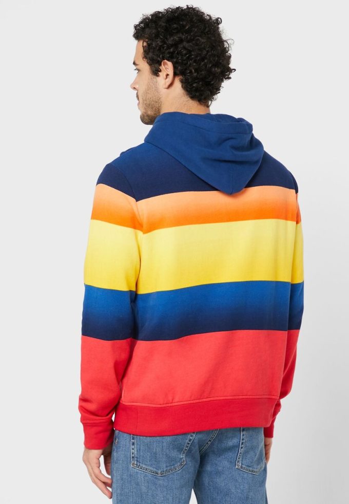 Multicolor Men’s Ralph Lauren Color Block Hoodie Multicolor Men’s Ralph Lauren Color Block Hoodie