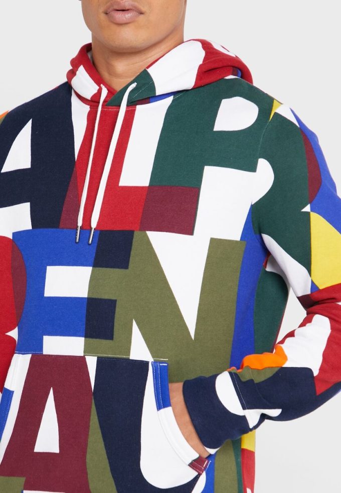 Multicolor Men’s Ralph Lauren Color Block Hoodie Multicolor Men’s Ralph Lauren Color Block Hoodie