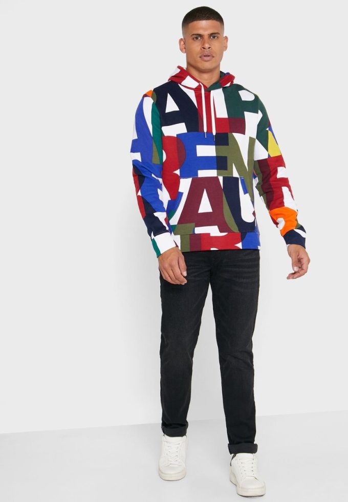 Multicolor Men’s Ralph Lauren Color Block Hoodie Multicolor Men’s Ralph Lauren Color Block Hoodie