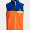 Multicolor Men’s Ralph Lauren Color-Blocked Brushed Fleece Vest Multicolor Men’s Ralph Lauren Color-Blocked Brushed Fleece Vest