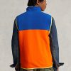 Multicolor Men’s Ralph Lauren Color-Blocked Brushed Fleece Vest Multicolor Men’s Ralph Lauren Color-Blocked Brushed Fleece Vest