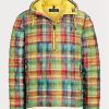 Multicolor Men’s Ralph Lauren Plaid Packable Water-repellent Jackets Multicolor Men’s Ralph Lauren Plaid Packable Water-repellent Jackets