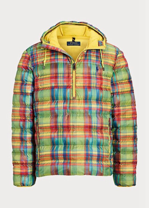 Multicolor Men’s Ralph Lauren Plaid Packable Water-repellent Jackets Multicolor Men’s Ralph Lauren Plaid Packable Water-repellent Jackets