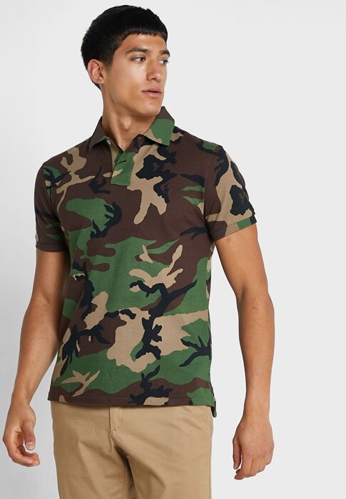 Multicolor Men’s Ralph Lauren Printed Polo Shirts Multicolor Men’s Ralph Lauren Printed Polo Shirts