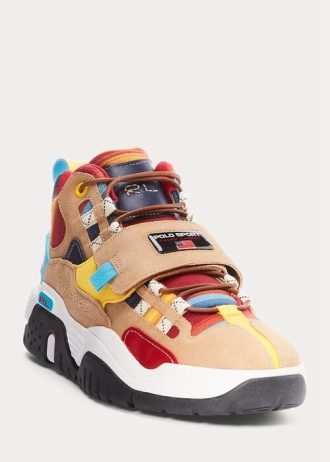 Multicolor Men’s Ralph Lauren PS100 Ombré High-Top Sneakers