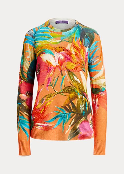 Multicolor Women’s Ralph Lauren Graphic Cashmere Crewneck Sweaters Multicolor Women’s Ralph Lauren Graphic Cashmere Crewneck Sweaters