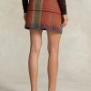 Multicolor Women’s Ralph Lauren Plaid Fringe-and-Leather-Trim Wrap Skirts Multicolor Women’s Ralph Lauren Plaid Fringe-and-Leather-Trim Wrap Skirts