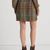 Multicolor Women’s Ralph Lauren Plaid Fringe-Trim Tweed Skirts Multicolor Women’s Ralph Lauren Plaid Fringe-Trim Tweed Skirts