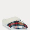 Multicolor Women’s Ralph Lauren Plaid Logo Slippers Multicolor Women’s Ralph Lauren Plaid Logo Slippers