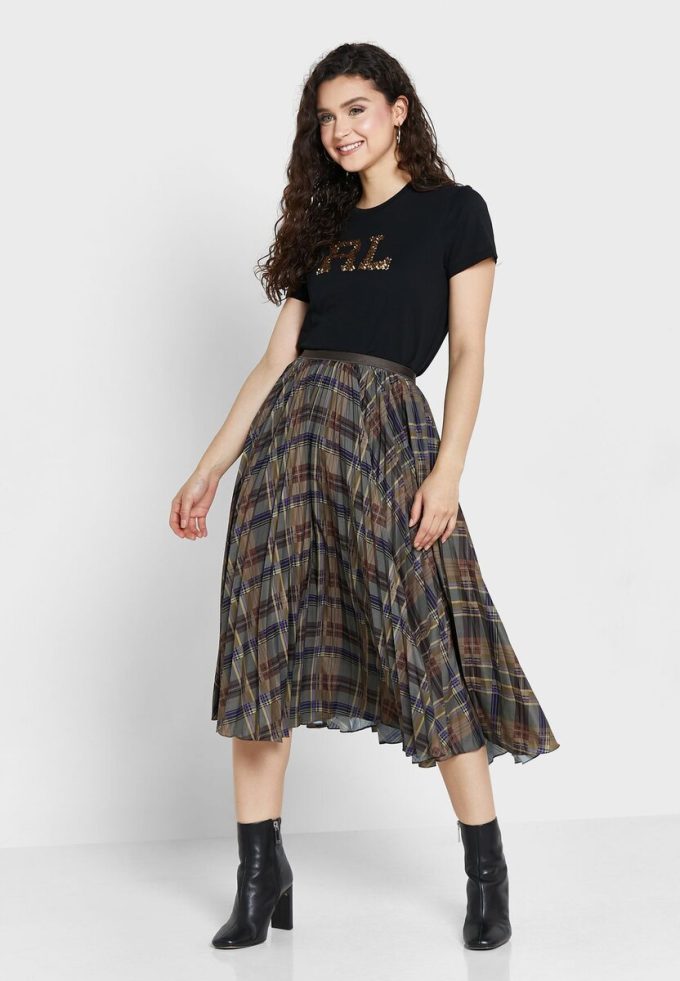 Multicolor Women’s Ralph Lauren Pleated High Waist Skirts Multicolor Women’s Ralph Lauren Pleated High Waist Skirts