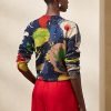 Multicolor Women’s Ralph Lauren Print Cotton Crewneck Sweaters Multicolor Women’s Ralph Lauren Print Cotton Crewneck Sweaters