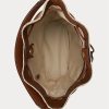 Natural/Black/Lauren Tan Women’s Ralph Lauren Straw Large Andie Handbag Natural/Black/Lauren Tan Women’s Ralph Lauren Straw Large Andie Handbag